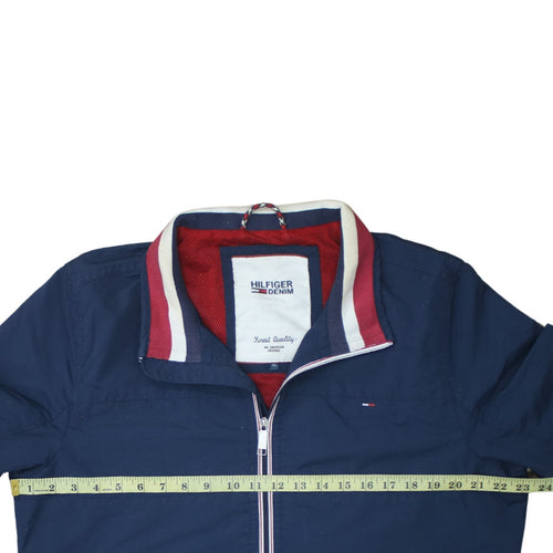 Hilfiger Denim Men's Blue XL Bomber Jacket Cotton Full Zip