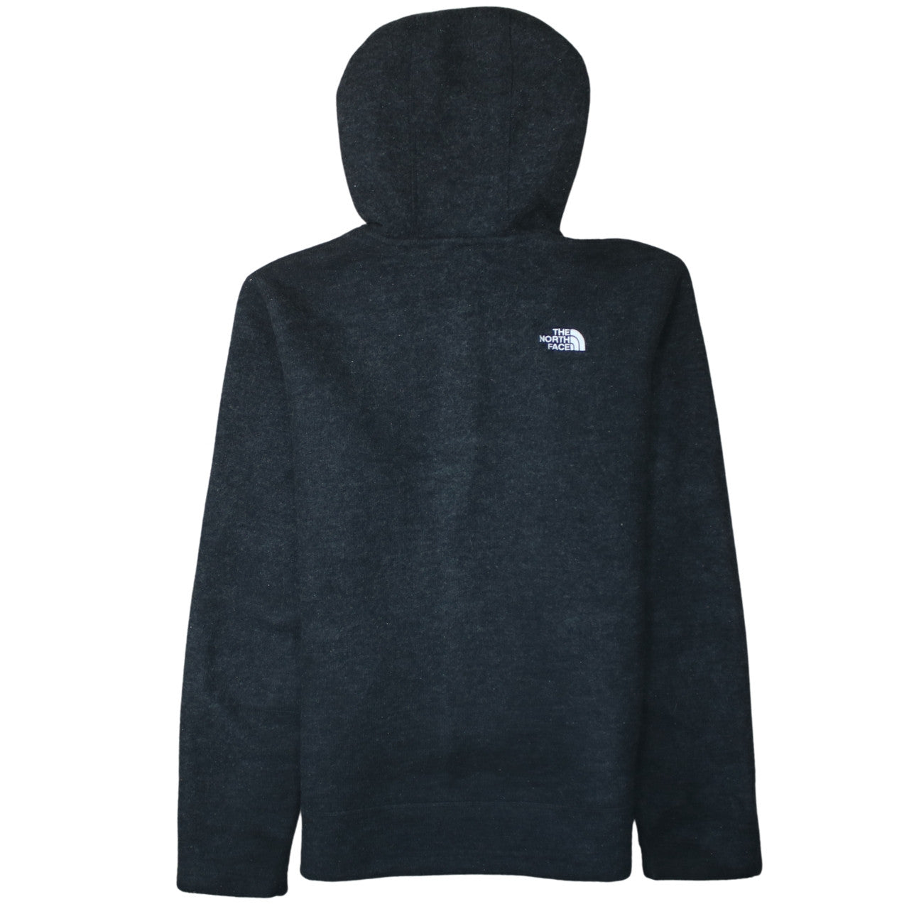 The North Face Men's Black Small Hooded Full Zip Fleece Jacket