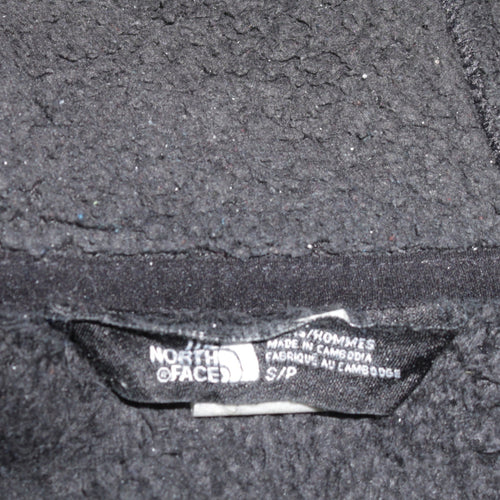 The North Face Men's Black Small Hooded Full Zip Fleece Jacket