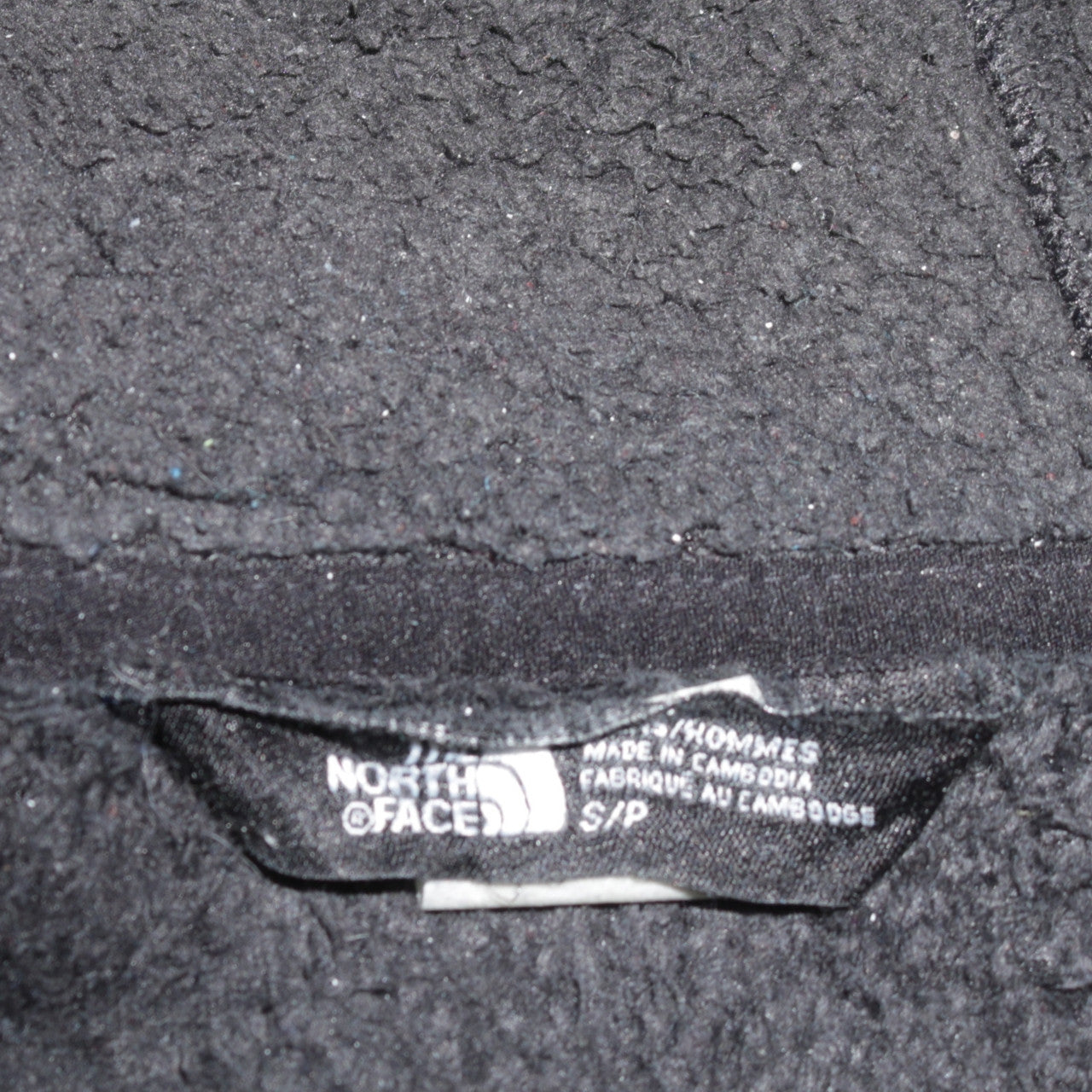 The North Face Men's Black Small Hooded Full Zip Fleece Jacket