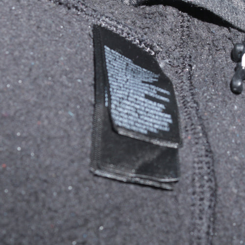 The North Face Men's Black Small Hooded Full Zip Fleece Jacket