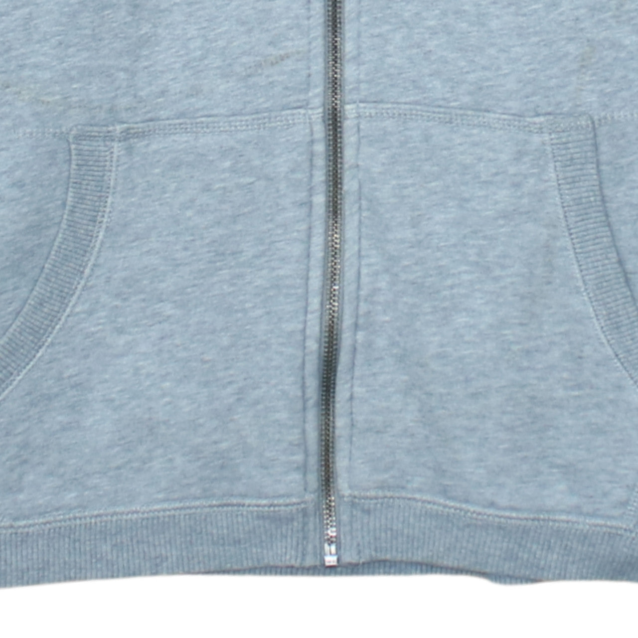 Converse All Star Men's Grey Full Zip Hoodie XL Fleece Cotton Blend