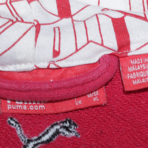 Puma Men’s White XL Hooded Sleeveless Full Zip Sports Vest