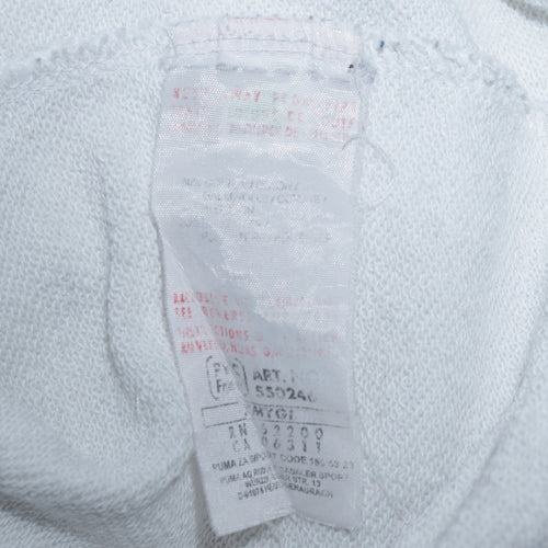 Puma Men’s White XL Hooded Sleeveless Full Zip Sports Vest