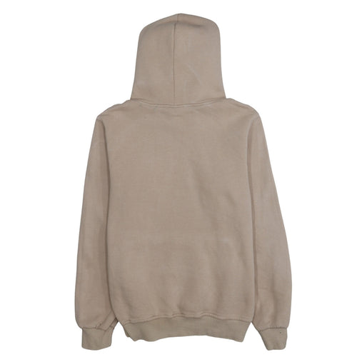 Tommy Hilfiger Men Beige Small Pullover Hoodie Embroidered Logo