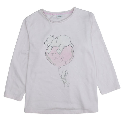 Disney Women Pink Winnie the Pooh Pullover Sweatshirt Size M