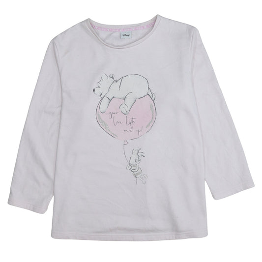Disney Women Pink Winnie the Pooh Pullover Sweatshirt Size M