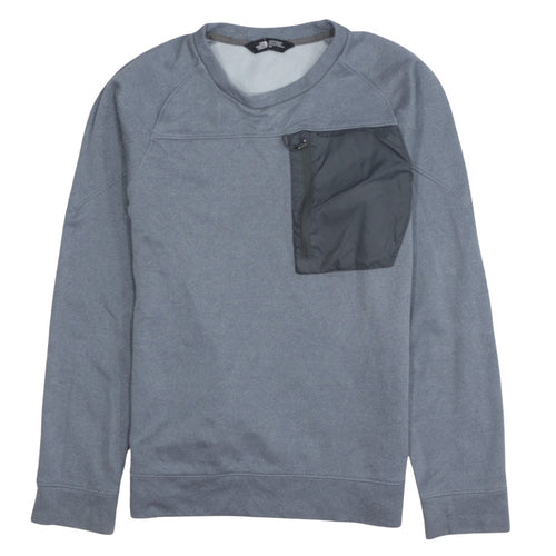 The North Face Men's Grey Pullover Sweatshirt Size S Outdoor Fleece