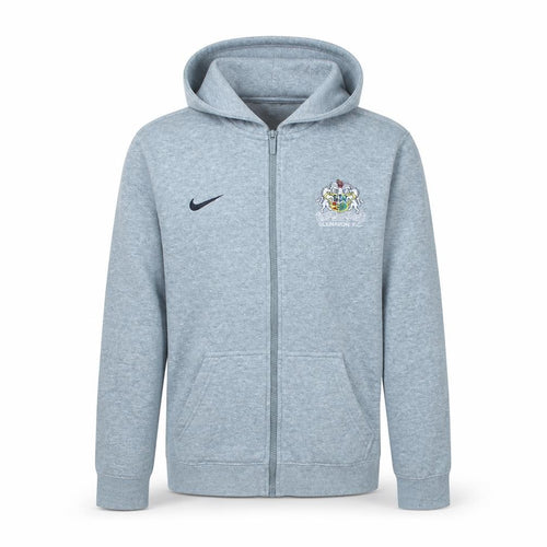 Nike Boys Grey Glenavon F.C. Full Zip Hoodie XL 13-15 Years Football Top