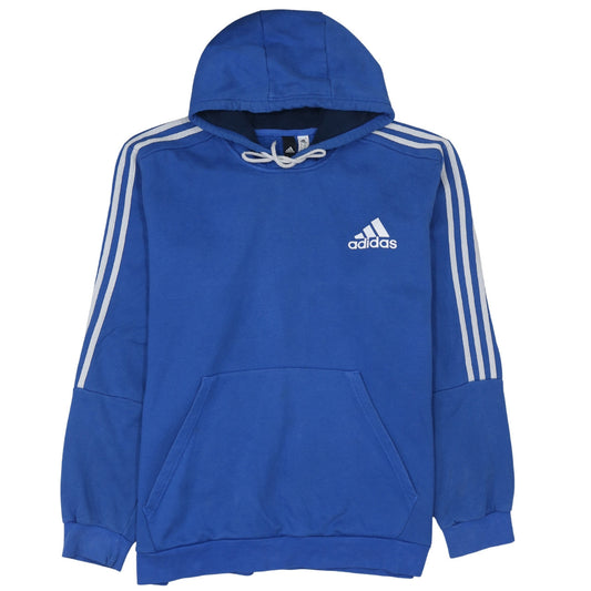 Adidas Men's Blue 2XL Pullover Hoodie Fleece Sportswear