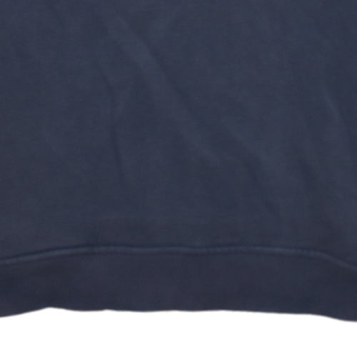 Tommy Hilfiger Boys Navy Pullover Hoodie Size 164 Graphic Cotton Blend