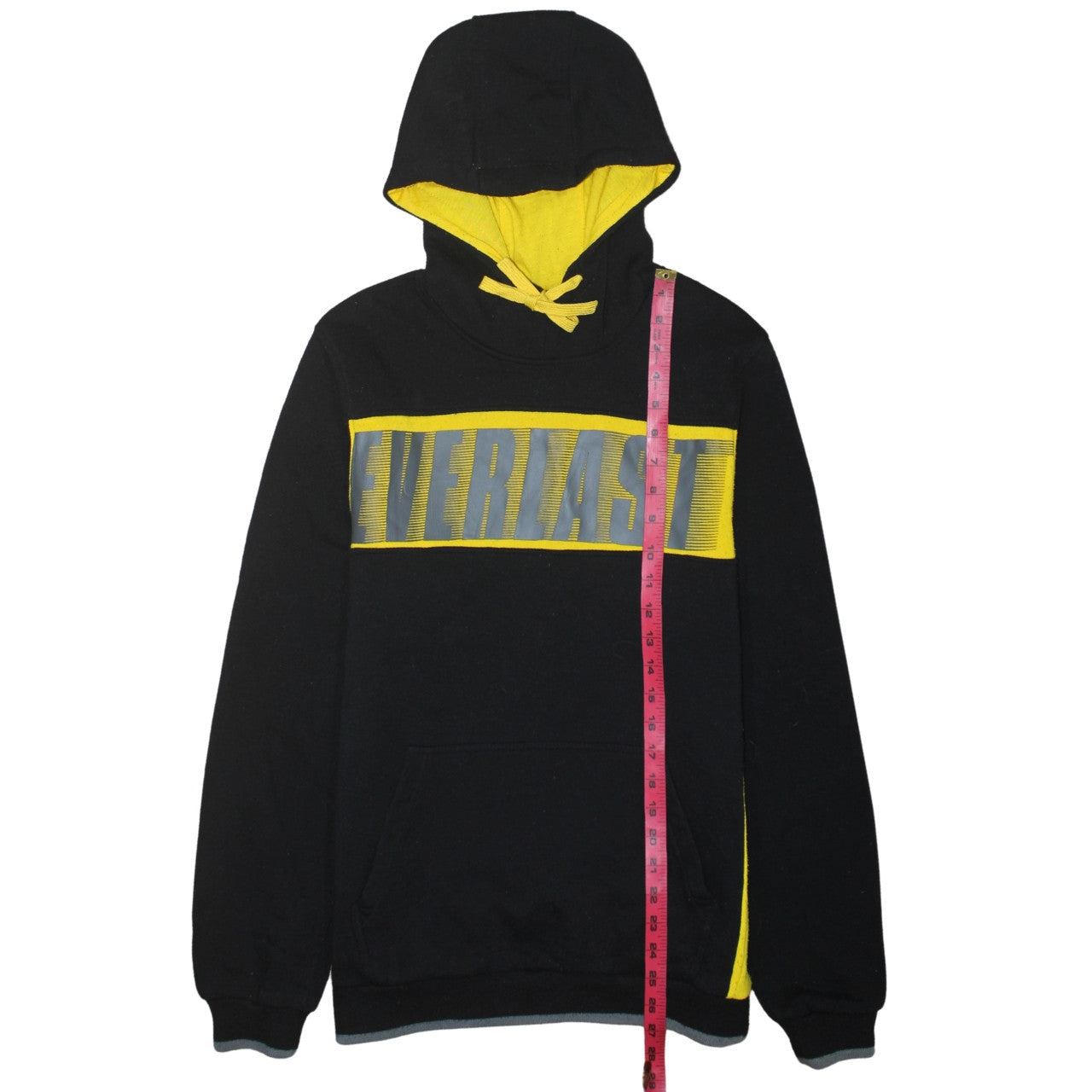 Everlast Men's Black S Pullover Hoodie with Logo Print