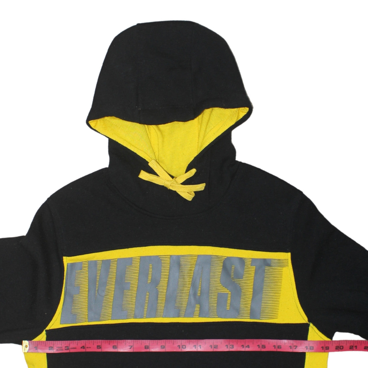 Everlast Men's Black S Pullover Hoodie with Logo Print