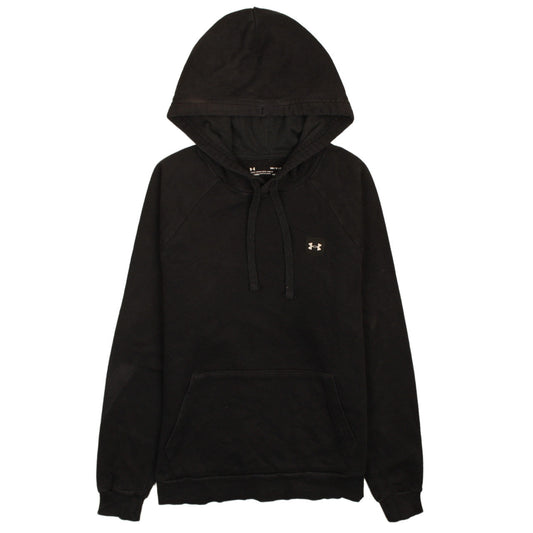 Under Armour Men’s Black Small Pullover ColdGear Fleece Hoodie