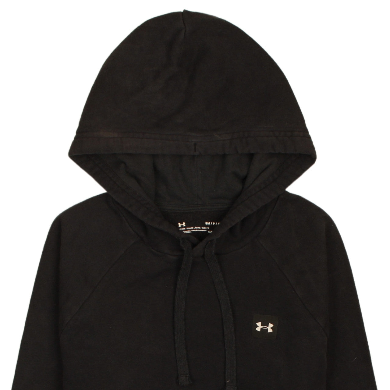 Under Armour Men’s Black Small Pullover ColdGear Fleece Hoodie