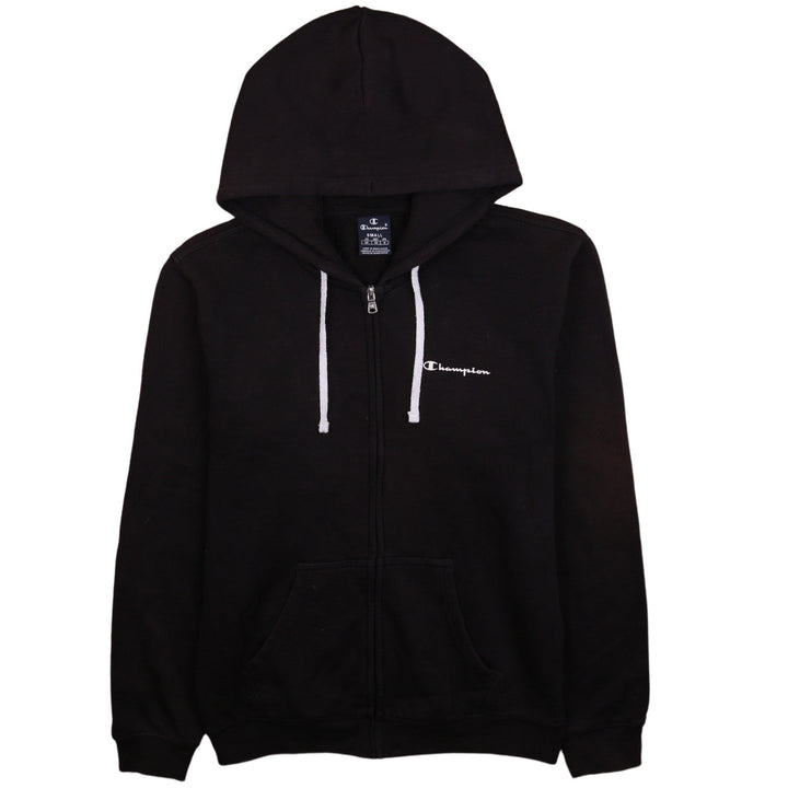 Champion Men's Black Small Full Zip Hoodie Sweatshirt