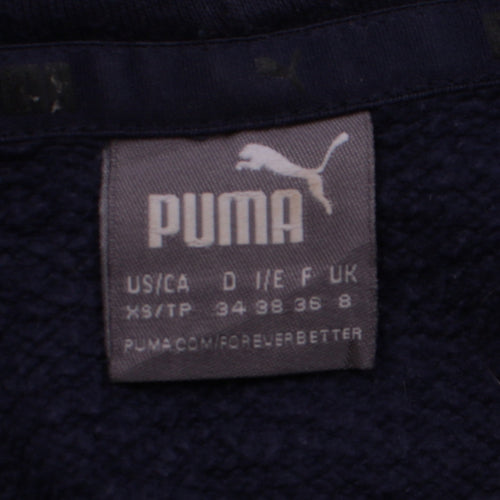 Puma Men's Blue Pullover Hoodie XS Regular Fit Sportswear