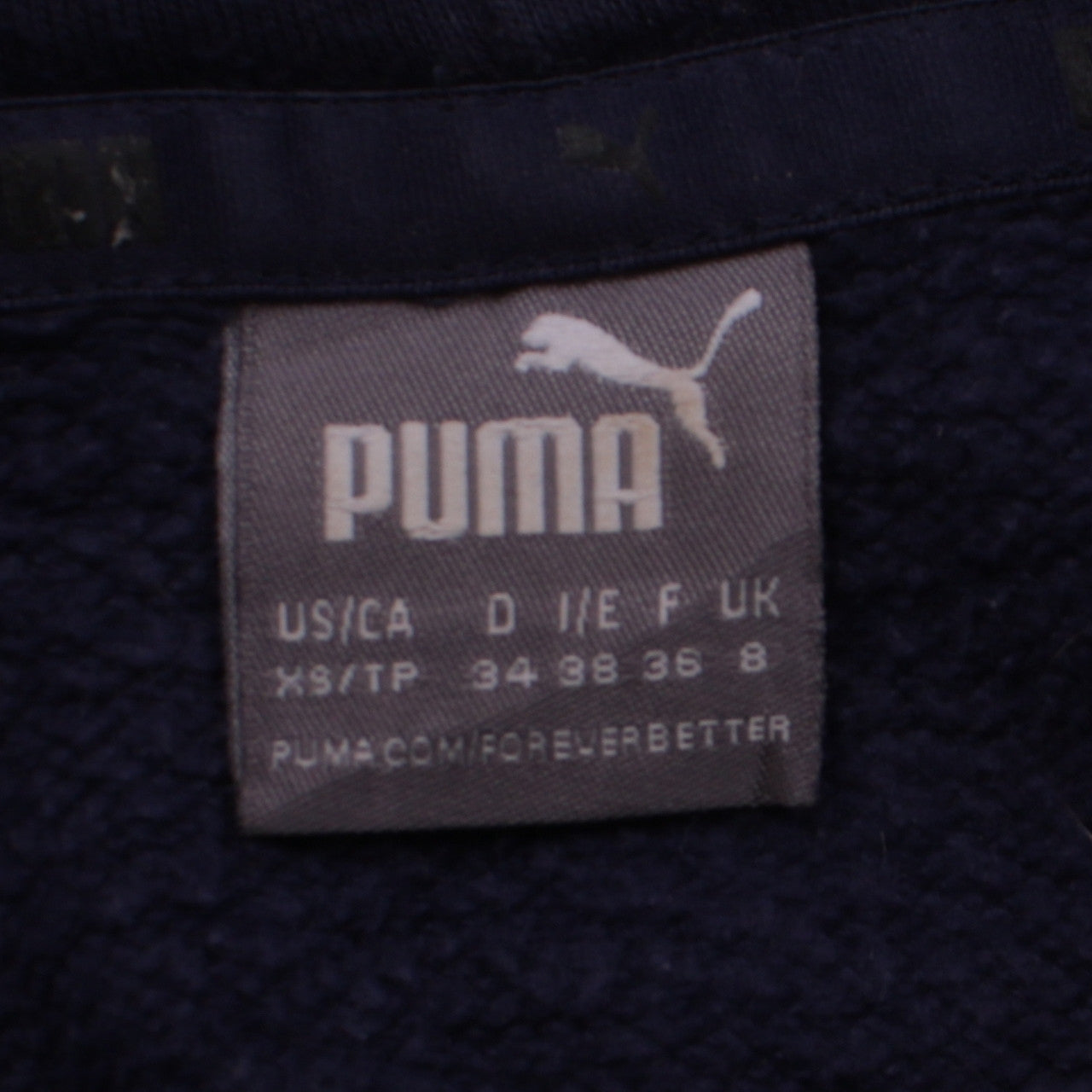 Puma Men's Blue Pullover Hoodie XS Regular Fit Sportswear