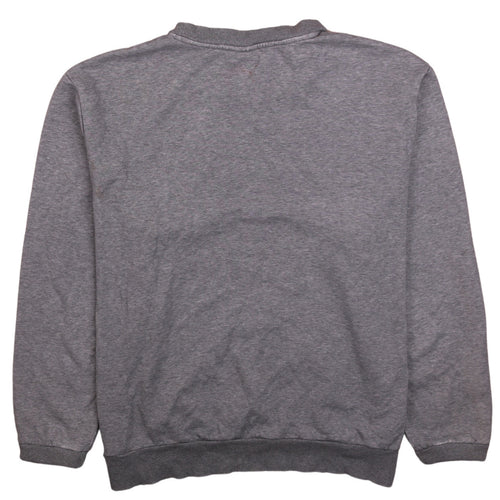 Puma Men's Grey XL Crew Neck Logo Pullover Sweatshirt