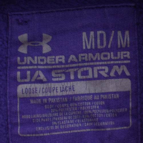 Under Armour Women Purple UA Storm Pullover Hoodie Size M Loose Fit
