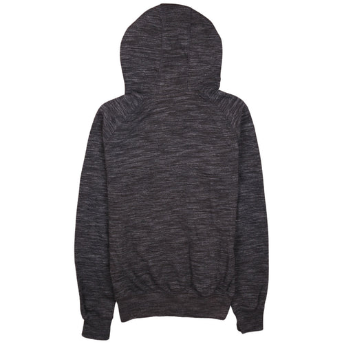 Adidas Womens Black Full Zip Hoodie Size 10 Hooded Sweatshirt