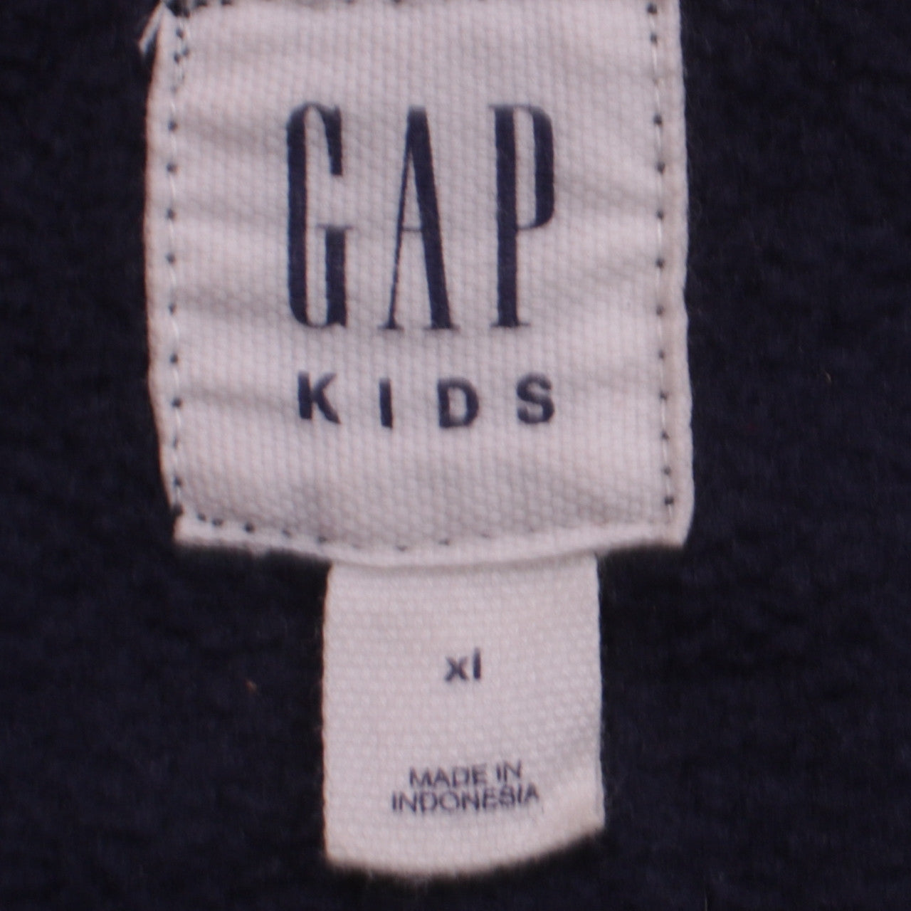 GAP Kids Blue Full Zip Logo Hoodie Teens XL Fleece