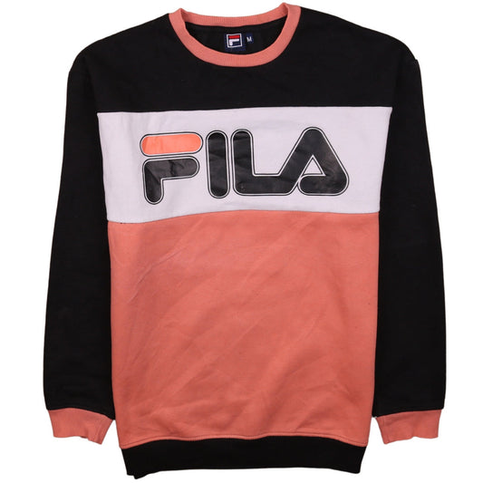 FILA Men's Multicoloured Crew Neck Pullover Sweatshirt M