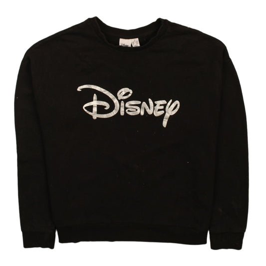 Disney Men's Black Logo Pullover Sweatshirt M