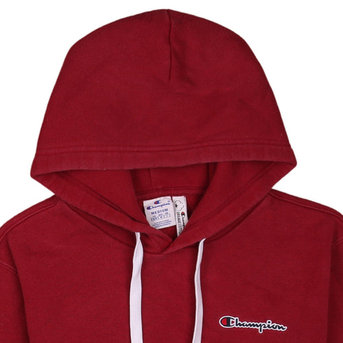 Champion Men's Red Medium Pullover Hoodie Organic Cotton