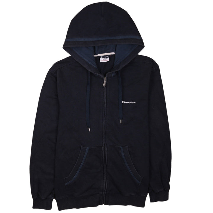 Champion Men’s Blue Full Zip Hoodie L Classic Sportswear