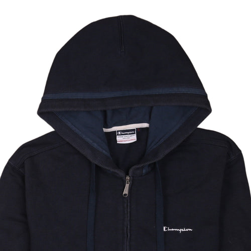Champion Men’s Blue Full Zip Hoodie L Classic Sportswear