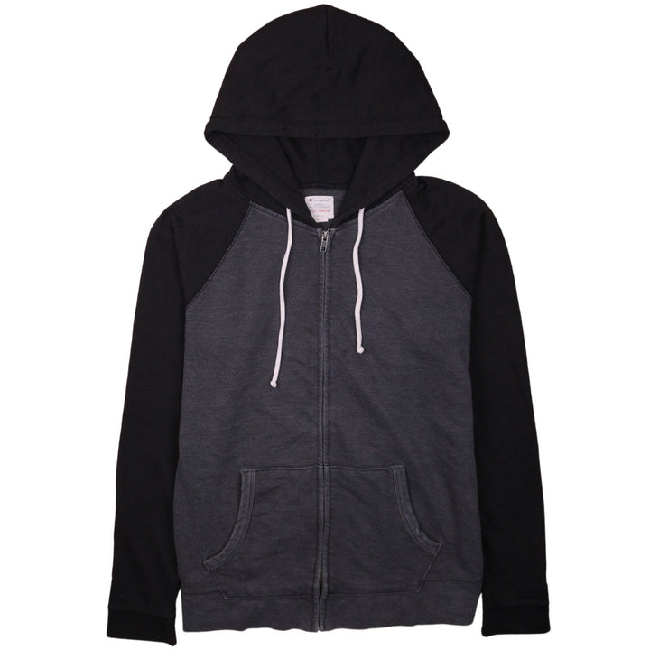 Champion Men’s Grey Full Zip Hoodie Medium Athletic Fit