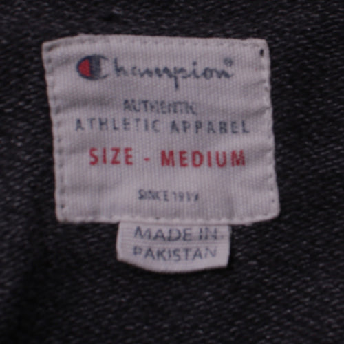 Champion Men’s Grey Full Zip Hoodie Medium Athletic Fit