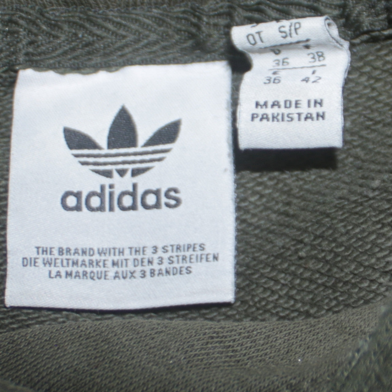 Adidas Women Dark Green Hoodie Size S Pullover Hooded Sweatshirt