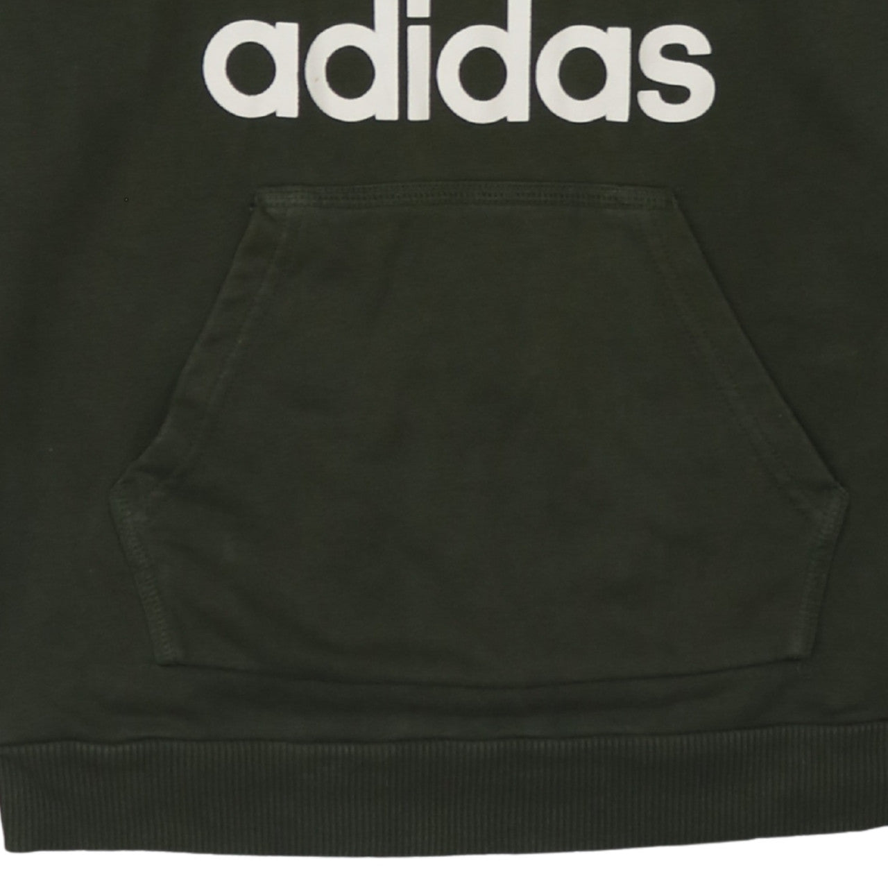 Adidas Women Dark Green Hoodie Size S Pullover Hooded Sweatshirt