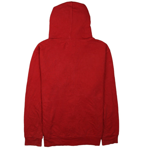 Gap Men's Red Full Zip Logo Hoodie Size M