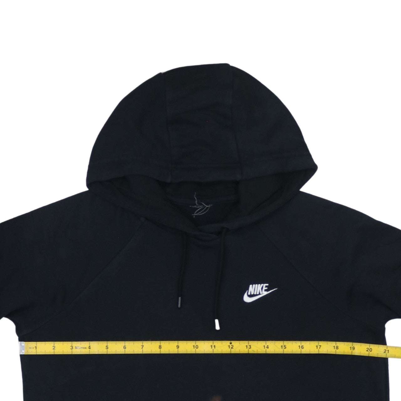 Nike Men's Black Pullover Hoodie Medium Logo Fleece Sweatshirt