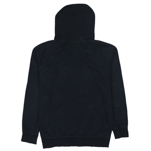 Nike Men's Black Pullover Hoodie Medium Logo Fleece Sweatshirt