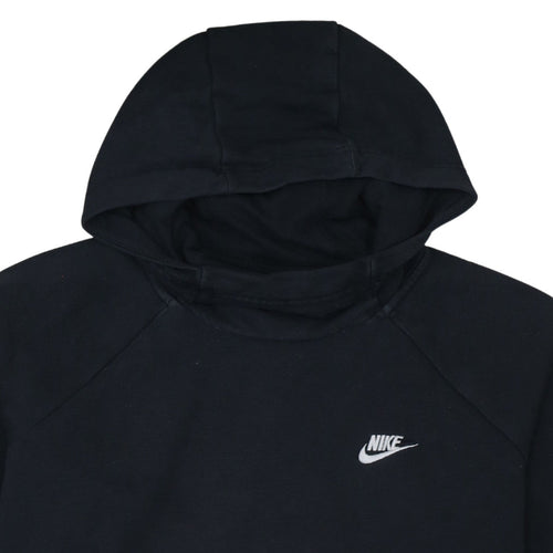 Nike Men’s Black XL Pullover Hoodie with Logo Pocket Fleece