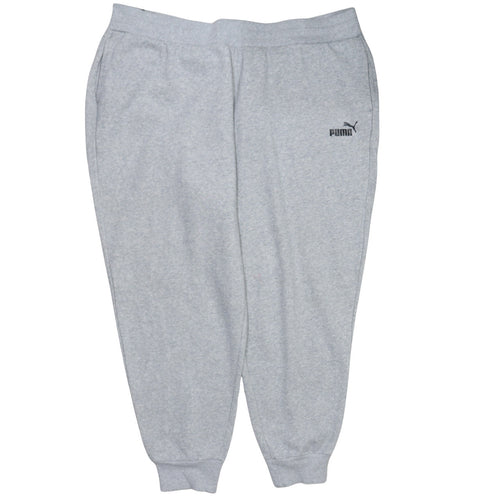 Puma Men’s Grey 3XL Jogger Sweatpants Fleece Tapered Fit