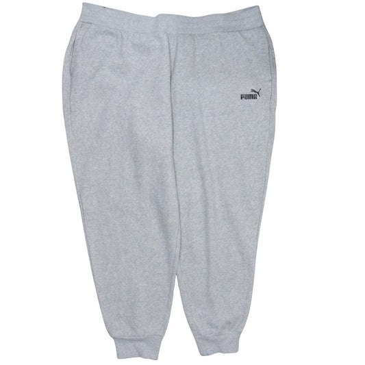 Puma Men’s Grey 3XL Jogger Sweatpants Fleece Tapered Fit