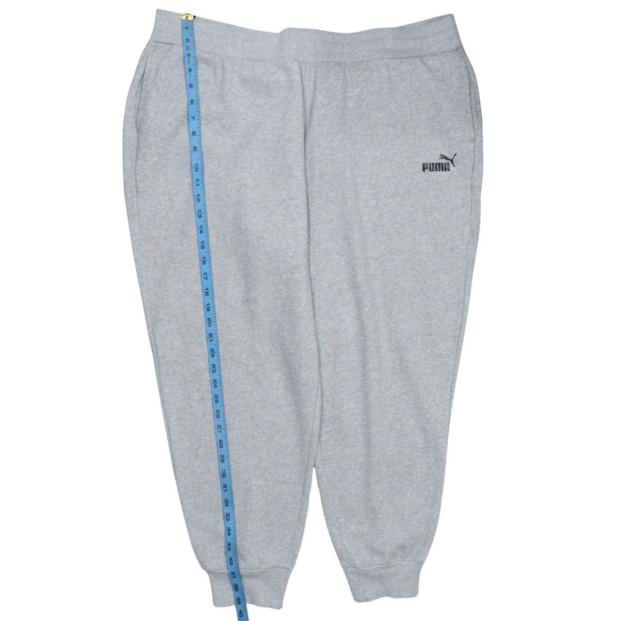 Puma Men’s Grey 3XL Jogger Sweatpants Fleece Tapered Fit