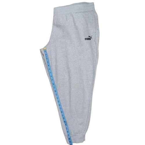 Puma Men’s Grey 3XL Jogger Sweatpants Fleece Tapered Fit