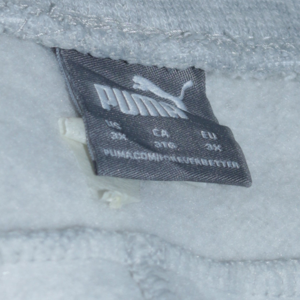 Puma Men’s Grey 3XL Jogger Sweatpants Fleece Tapered Fit