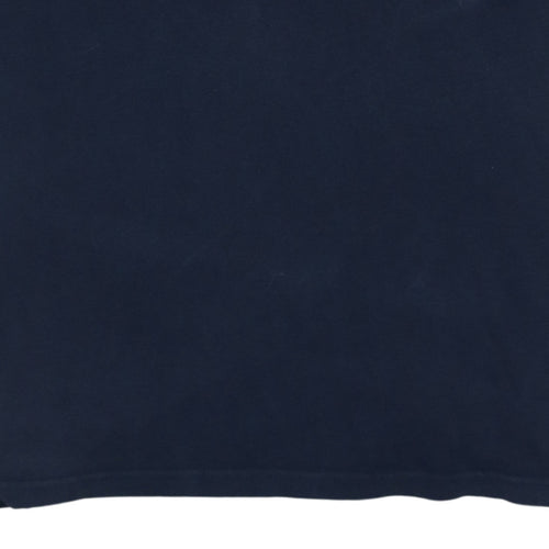 Levi's Men's Blue Classic Fit Cotton Polo Shirt Size L