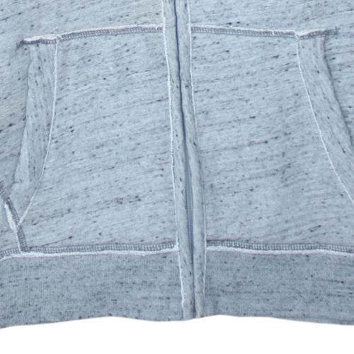Hollister Men’s Grey XL Full Zip Fleece Hoodie