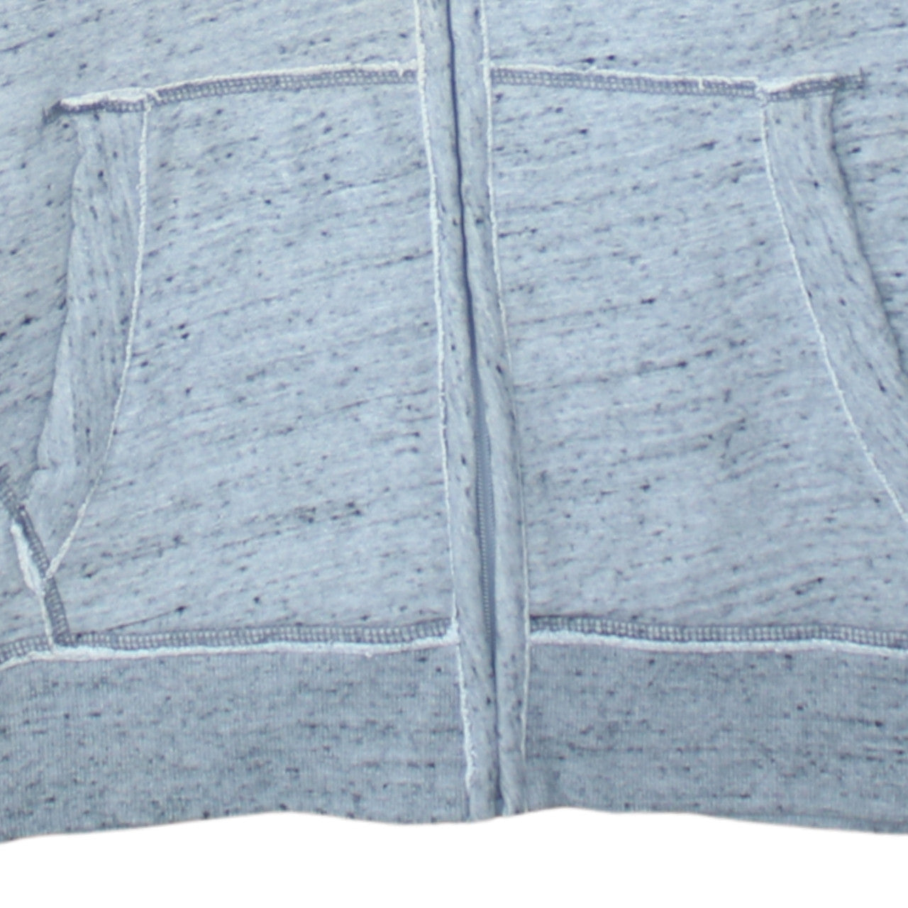 Hollister Men’s Grey XL Full Zip Fleece Hoodie