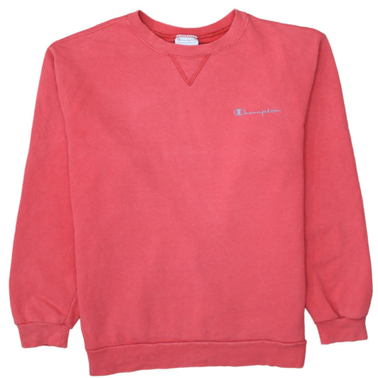 Champion Women's Pink Small Crew Neck Pullover Sweatshirt