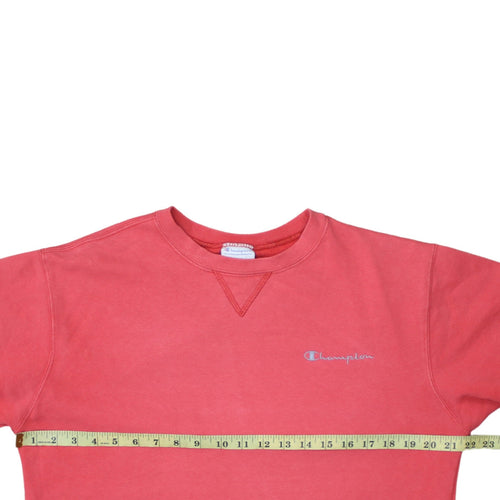 Champion Women's Pink Small Crew Neck Pullover Sweatshirt