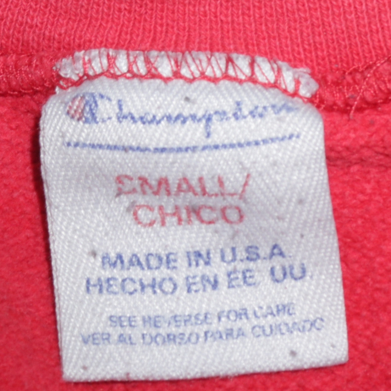 Champion Women's Pink Small Crew Neck Pullover Sweatshirt